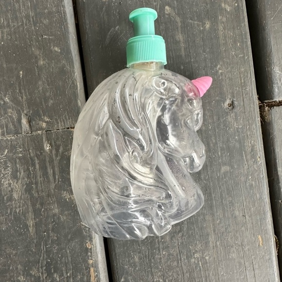 Other - Unicorn-Shaped Kids Bath Bottle with Pink and Mint Accents